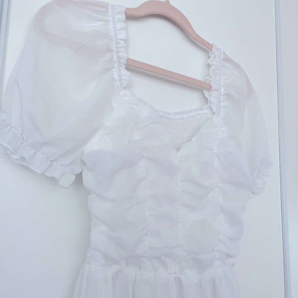 White Shein Summer Dress